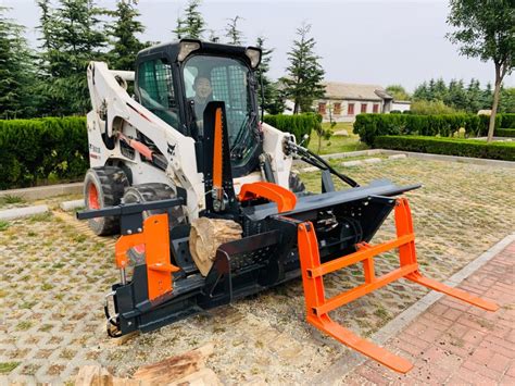 skid steer wood processor video|best firewood processor for homeowner.